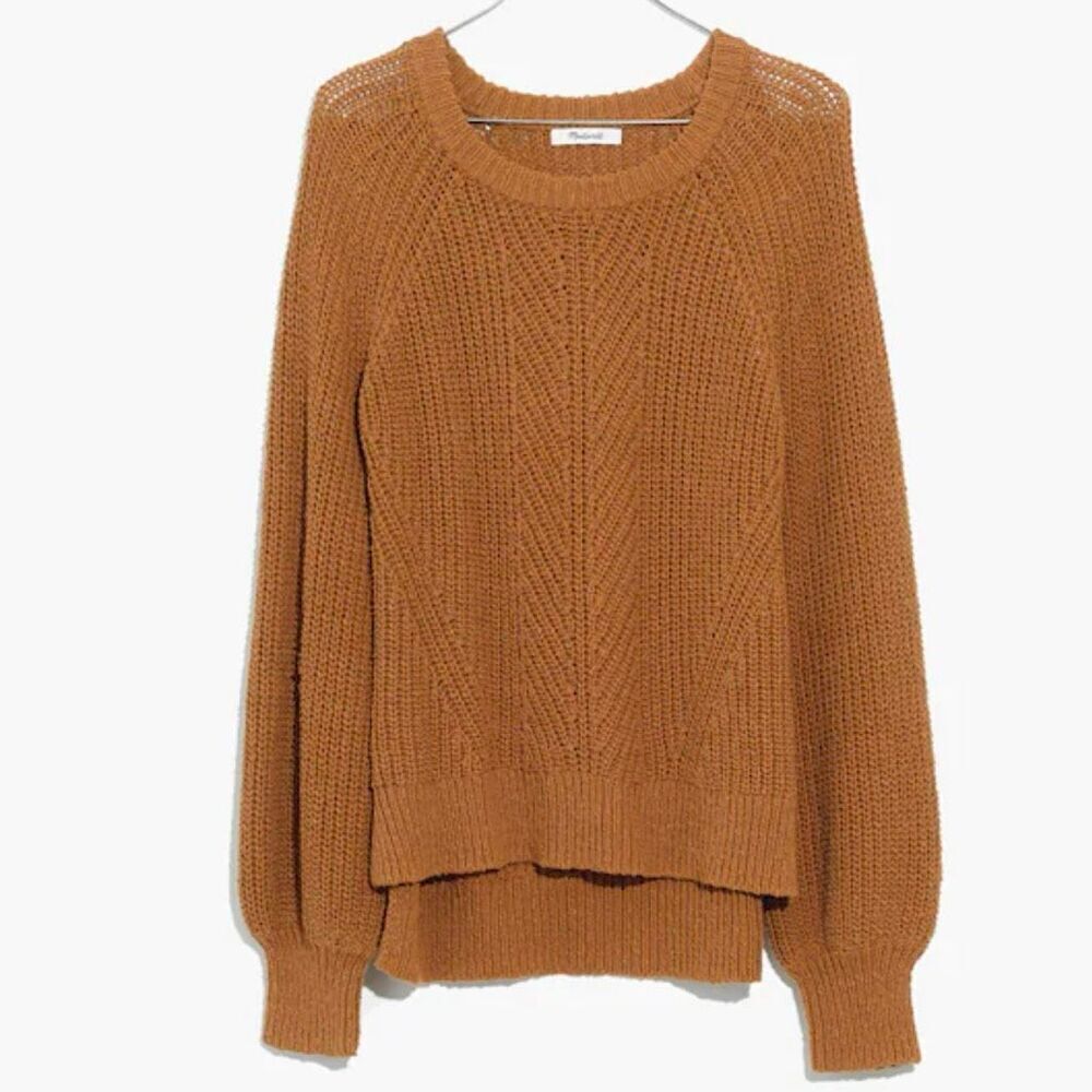 Madewell Balloon Sleeve Pullover Sweater L